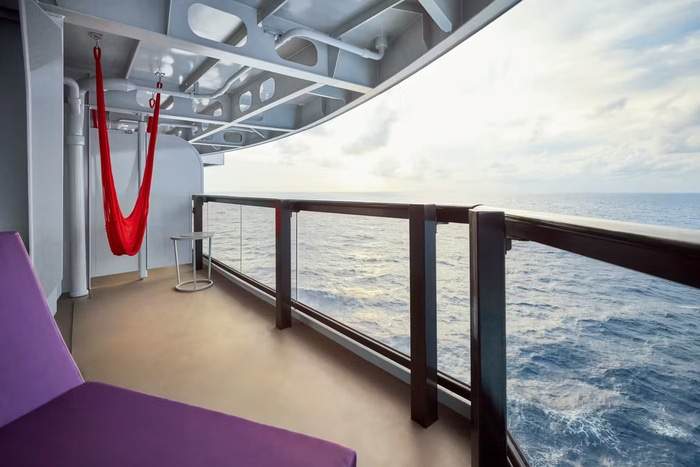 Virgin Voyages Brilliant Lady Cheeky Corner-Suite Balcony 2 ©Virgin Voyages.jpg